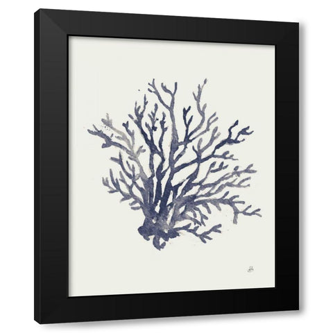 Ocean Finds XV Navy Black Modern Wood Framed Art Print with Double Matting by Brissonnet, Daphne