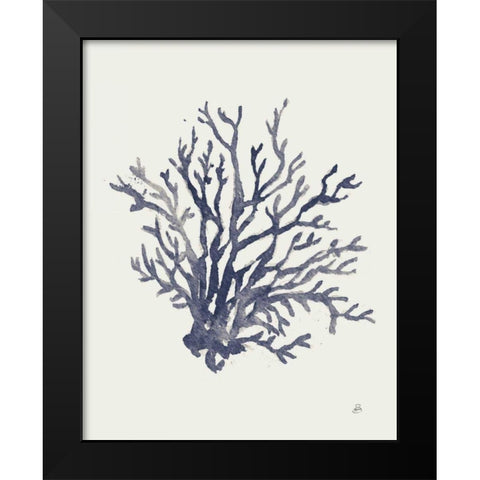 Ocean Finds XV Navy Black Modern Wood Framed Art Print by Brissonnet, Daphne