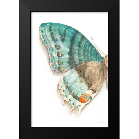 Fragile Wings III Black Modern Wood Framed Art Print by Nai, Danhui