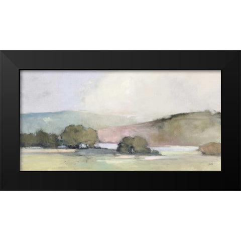 Distant Lake Neutral Crop Black Modern Wood Framed Art Print by Purinton, Julia