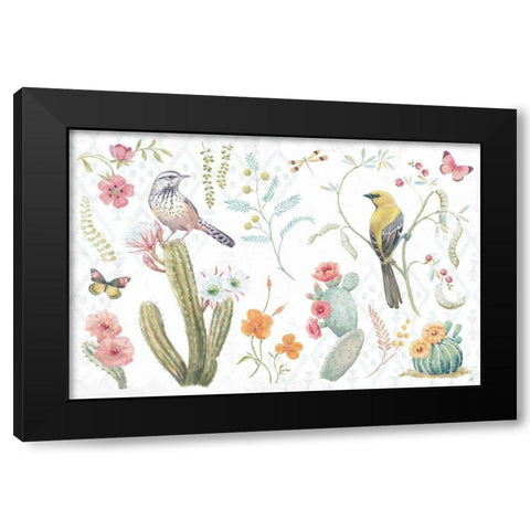 Desert Beauties I Black Modern Wood Framed Art Print by Brissonnet, Daphne