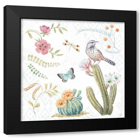 Desert Beauties V Black Modern Wood Framed Art Print by Brissonnet, Daphne