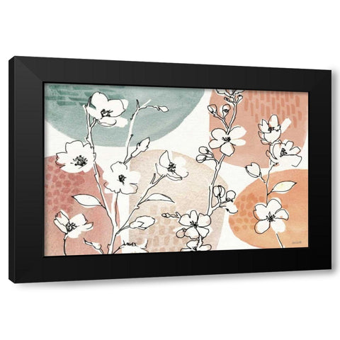 Soft Figures I Black Modern Wood Framed Art Print by Tavoletti, Anne
