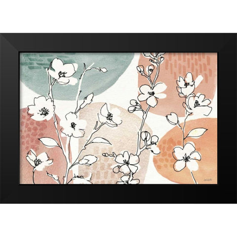 Soft Figures I Black Modern Wood Framed Art Print by Tavoletti, Anne