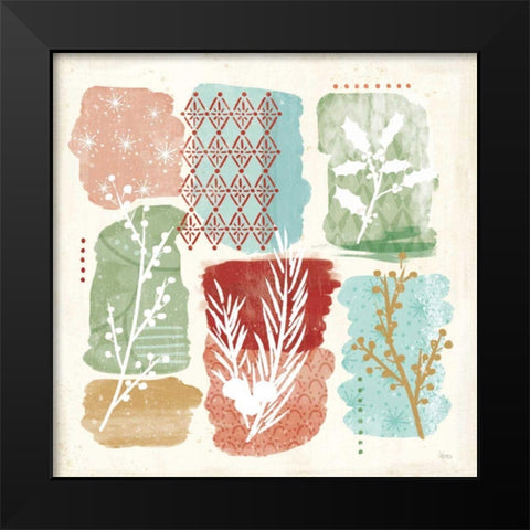 Holiday Flair VI Black Modern Wood Framed Art Print by Charron, Veronique
