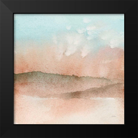 Desert Landscape I Black Modern Wood Framed Art Print by Pete, Katrina