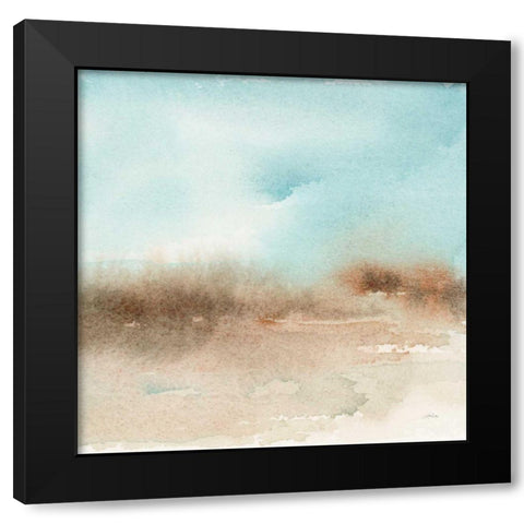 Desert Landscape II Black Modern Wood Framed Art Print by Pete, Katrina