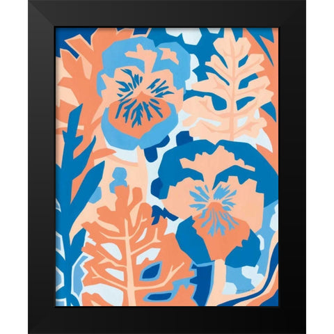 Garden Glory Black Modern Wood Framed Art Print by Gallagher, Megan
