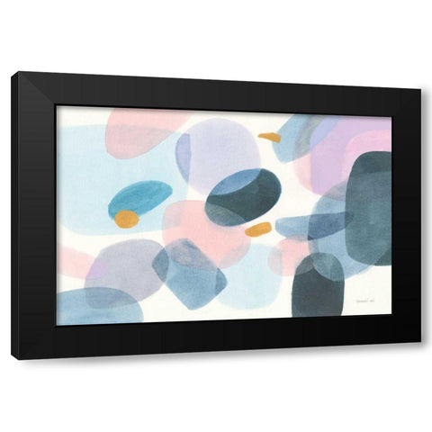 All Coming Together I Black Modern Wood Framed Art Print with Double Matting by Nai, Danhui