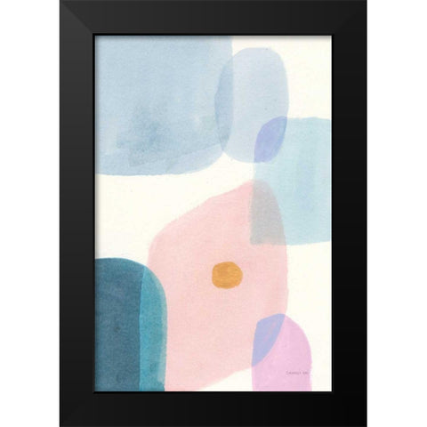 All Coming Together III Black Modern Wood Framed Art Print by Nai, Danhui