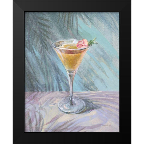 Happy Hour I Black Modern Wood Framed Art Print by Nai, Danhui