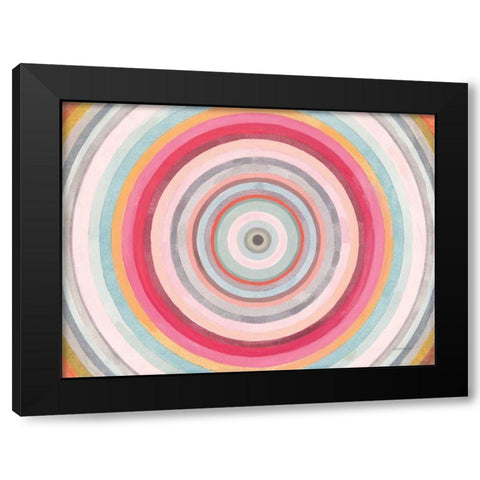 The Center of Things Black Modern Wood Framed Art Print with Double Matting by Nai, Danhui