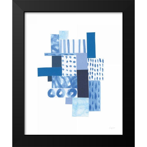 Build Me Up I Black Modern Wood Framed Art Print by Prahl, Courtney
