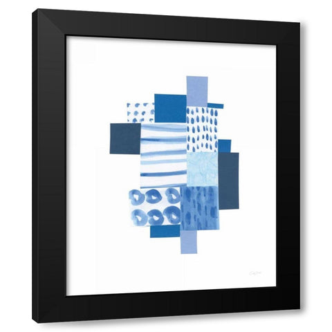 Build Me Up II Black Modern Wood Framed Art Print with Double Matting by Prahl, Courtney