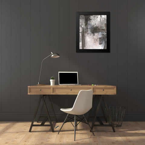 Gray Matter II Black Modern Wood Framed Art Print by Prahl, Courtney