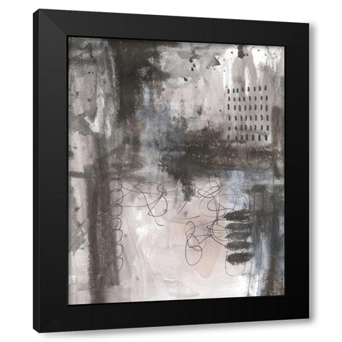 Gray Matter II Black Modern Wood Framed Art Print with Double Matting by Prahl, Courtney