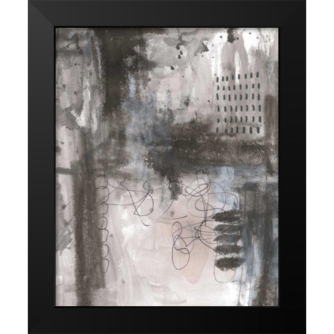 Gray Matter II Black Modern Wood Framed Art Print by Prahl, Courtney