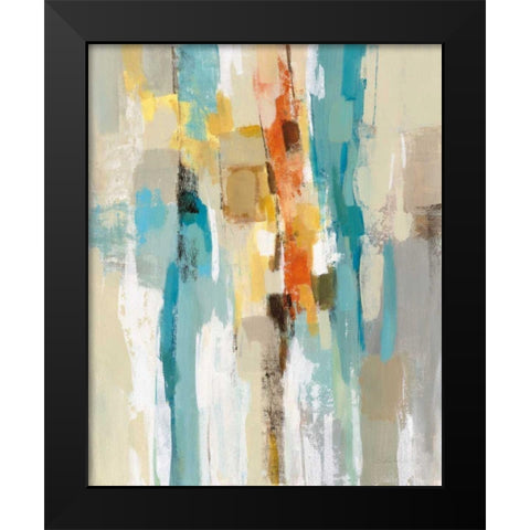 Steps on Sand I Black Modern Wood Framed Art Print by Vassileva, Silvia