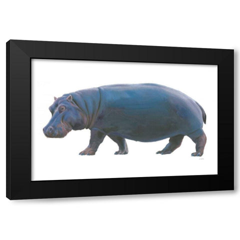 Wild and Free IV Black Modern Wood Framed Art Print with Double Matting by Wiens, James