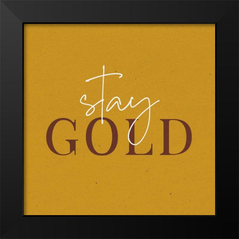 Daily Affirmations II Black Modern Wood Framed Art Print by Wild Apple Portfolio