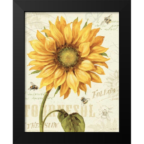 Under the Sun I Black Modern Wood Framed Art Print by Audit, Lisa