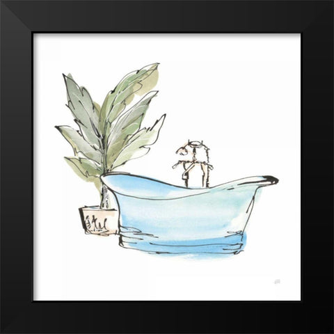 Tub II Black Modern Wood Framed Art Print by Paschke, Chris