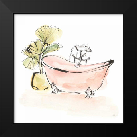 Tub VI Black Modern Wood Framed Art Print by Paschke, Chris