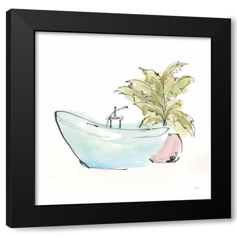 Tub VIII Black Modern Wood Framed Art Print by Paschke, Chris
