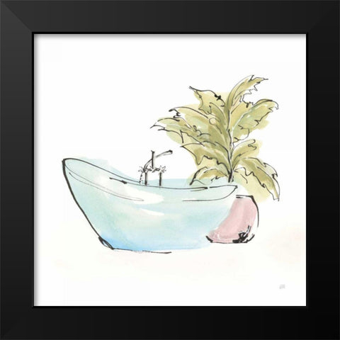 Tub VIII Black Modern Wood Framed Art Print by Paschke, Chris