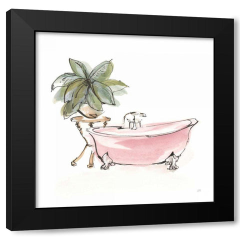 Tub IX Black Modern Wood Framed Art Print by Paschke, Chris