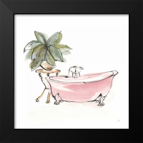 Tub IX Black Modern Wood Framed Art Print by Paschke, Chris
