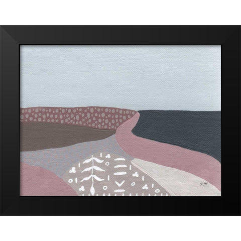 Winter Cove I Black Modern Wood Framed Art Print by Mack, Lynn