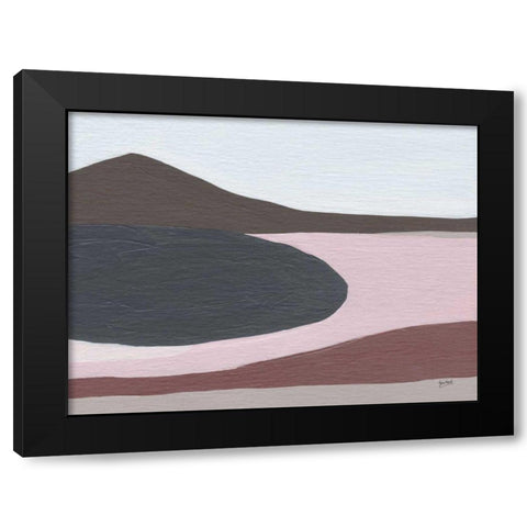 Winter Cove IV Black Modern Wood Framed Art Print with Double Matting by Mack, Lynn