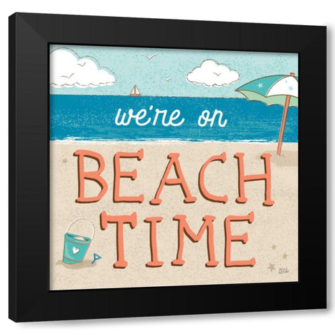 Sea and Me IV Black Modern Wood Framed Art Print by Averinos, Melissa