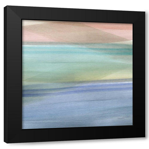 Soft Summer III Black Modern Wood Framed Art Print by Charro, Mercedes Lopez