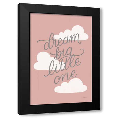 Boho Nursery IV Blush Black Modern Wood Framed Art Print by Thorns, Becky