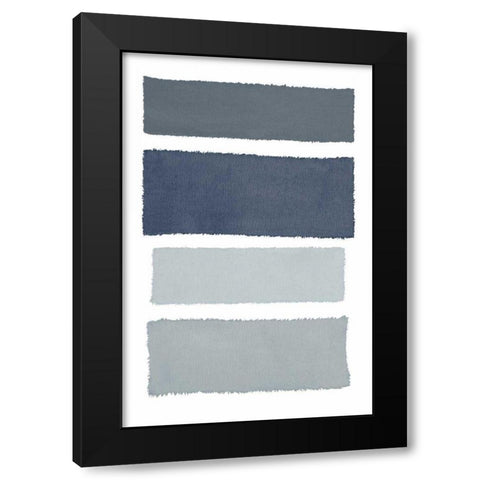Painted Weaving I Gray Black Modern Wood Framed Art Print with Double Matting by Rhue, Piper