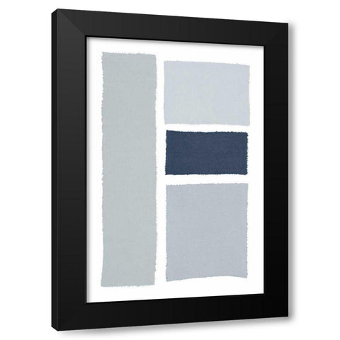 Painted Weaving III Gray Black Modern Wood Framed Art Print by Rhue, Piper