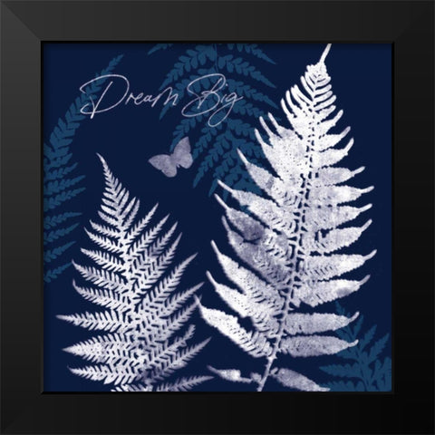 Dark True Blue VI Black Modern Wood Framed Art Print by Pertiet, Katie