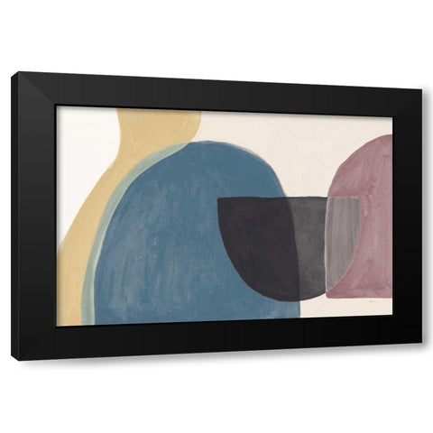 Sandy Balance II Dark Black Modern Wood Framed Art Print with Double Matting by Urban, Mary