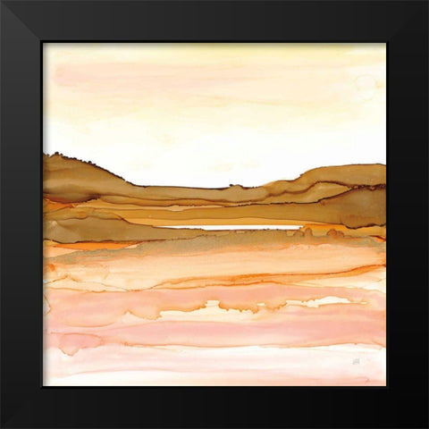 Desertscape II Black Modern Wood Framed Art Print by Paschke, Chris