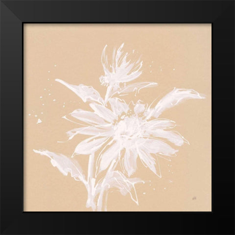 Echinacea II Black Modern Wood Framed Art Print by Paschke, Chris