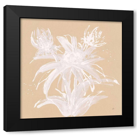 Echinacea III Black Modern Wood Framed Art Print by Paschke, Chris