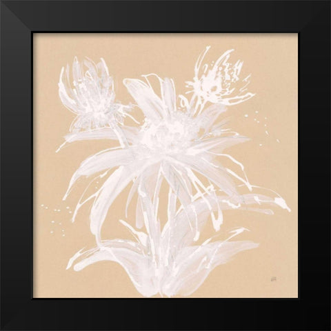 Echinacea III Black Modern Wood Framed Art Print by Paschke, Chris