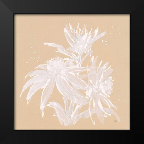 Echinacea IV Black Modern Wood Framed Art Print by Paschke, Chris