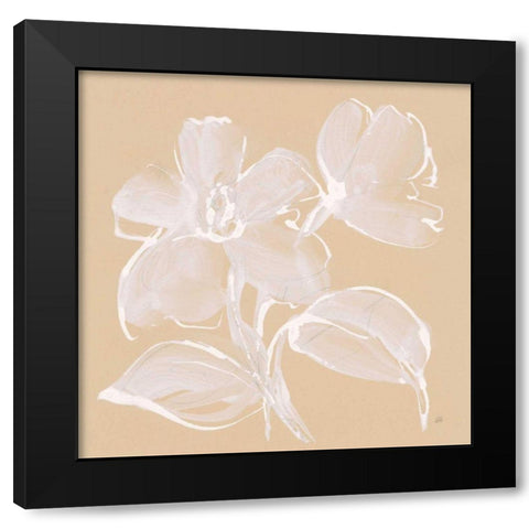 Poppy I Black Modern Wood Framed Art Print by Paschke, Chris
