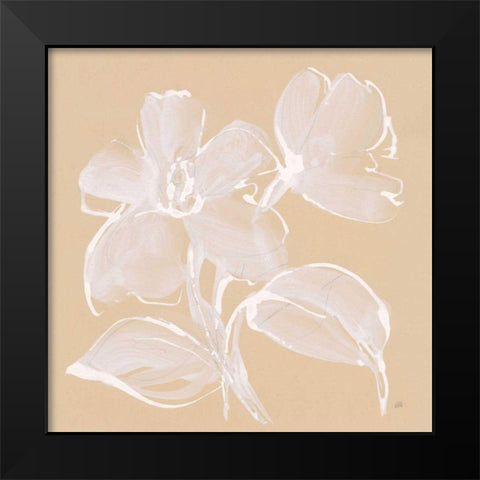 Poppy I Black Modern Wood Framed Art Print by Paschke, Chris