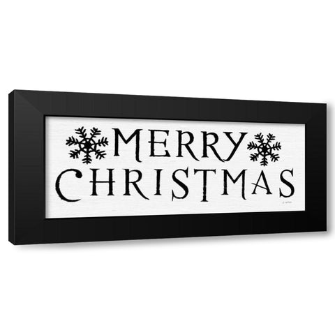 Christmas Affinity III BW Black Modern Wood Framed Art Print with Double Matting by Wiens, James
