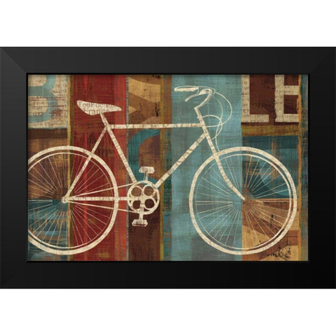 Breaking Away Black Modern Wood Framed Art Print by Mullan, Michael