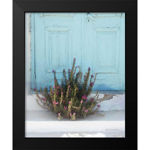 Santorini I Black Modern Wood Framed Art Print by Miller, Sara Zieve